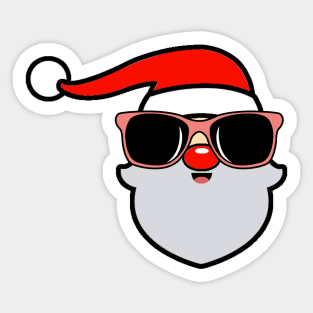 Cool Santa Claus Sticker